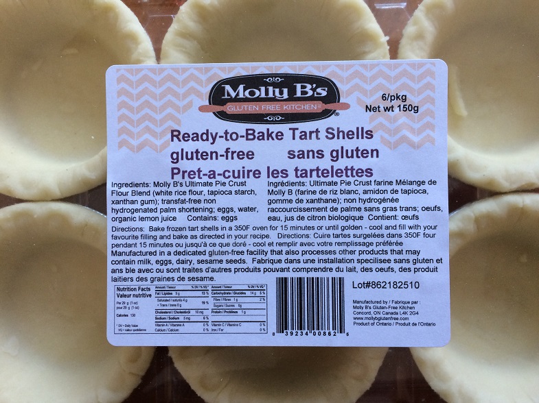 Molly Bs gf tart shells